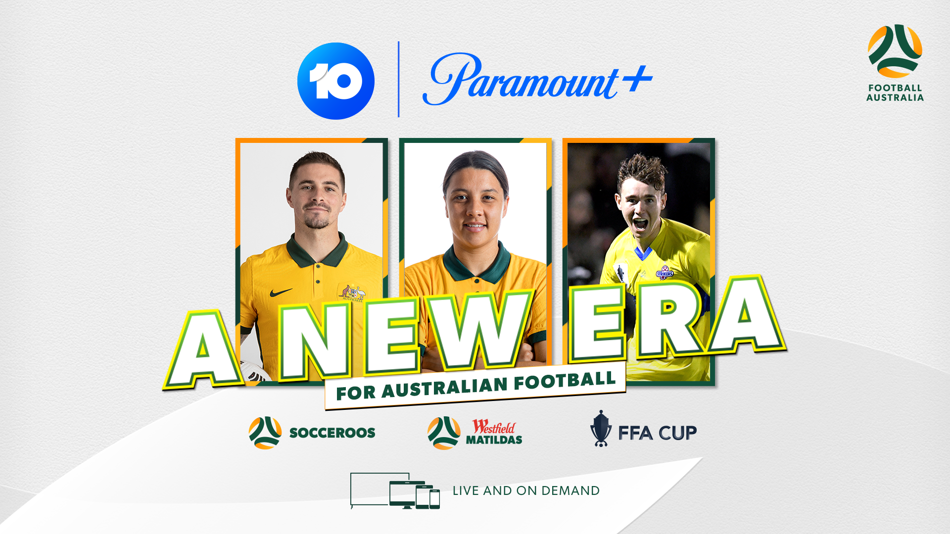 Football Australia reaches landmark media rights agreement with 10 ViacomCBS