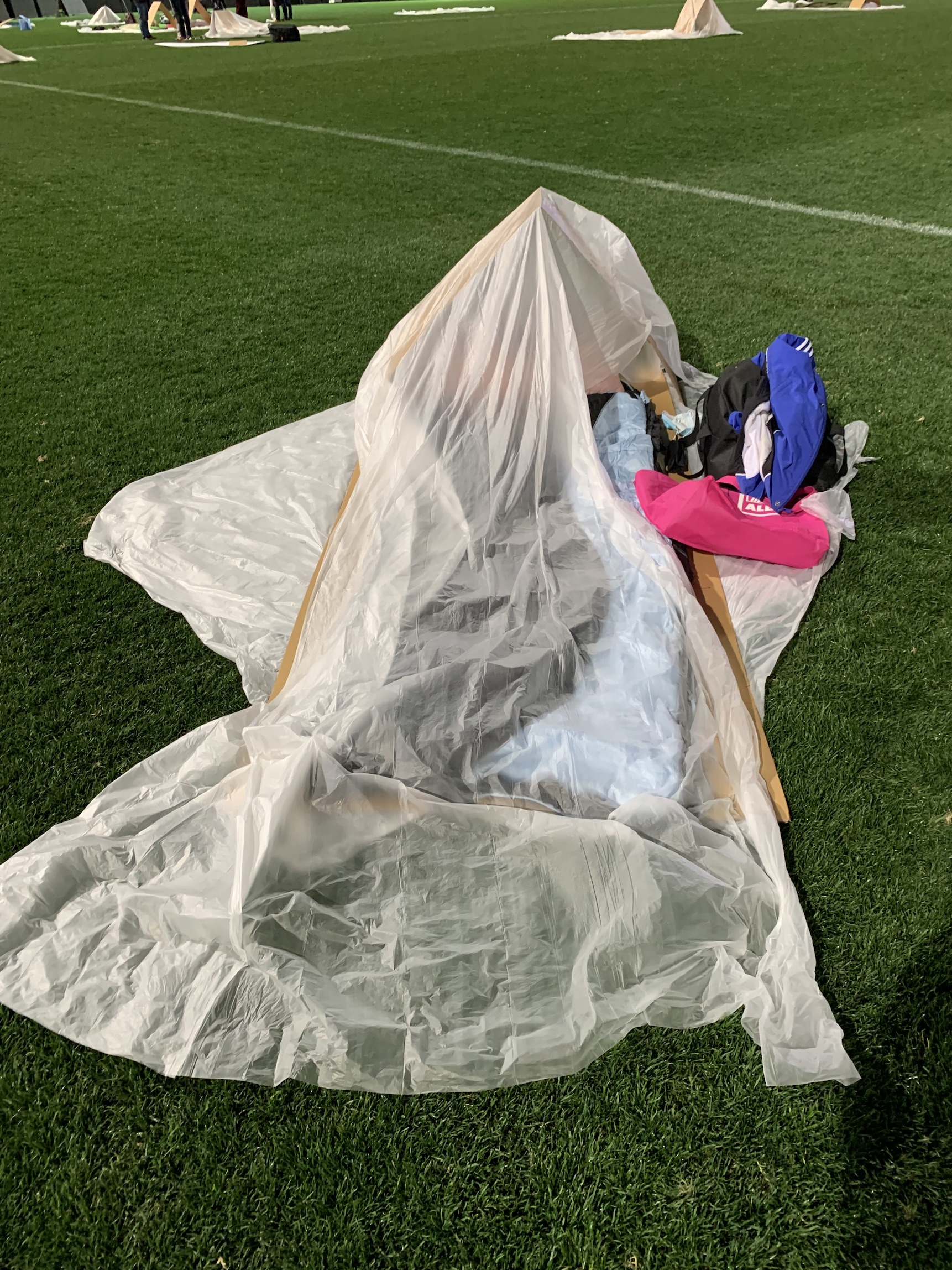 Julie Murray Sports Stars Sleepout