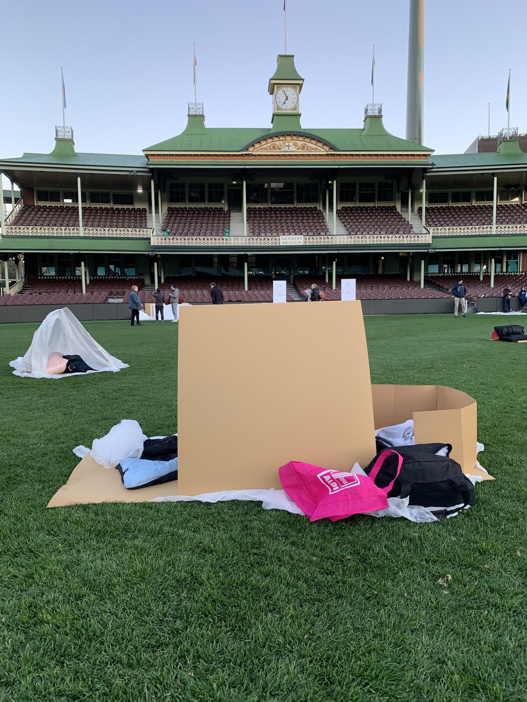 Julie Murray Sports Stars Sleepout