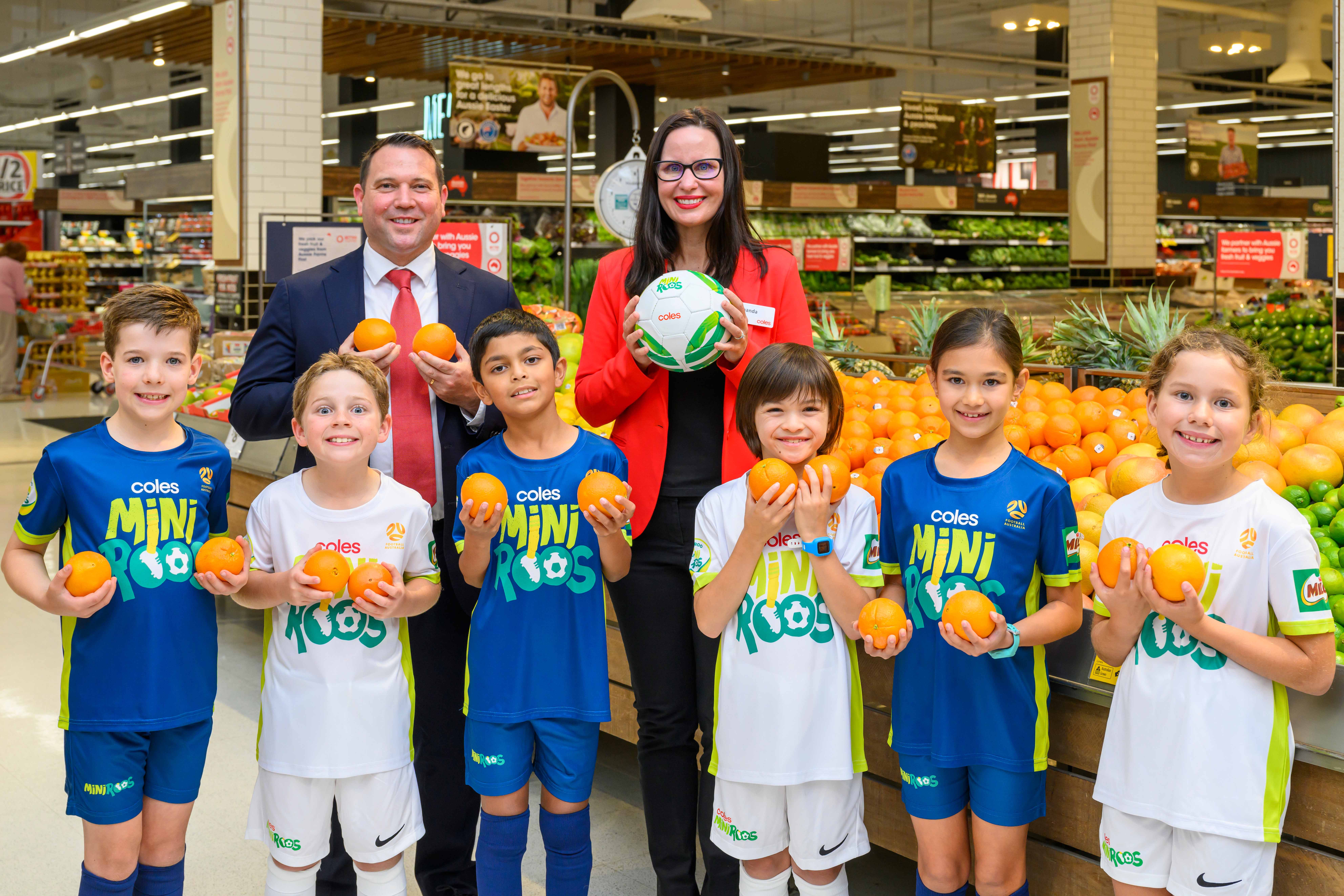 Football Australia welcomes Coles to help Next Generation of Aussies eat and live better