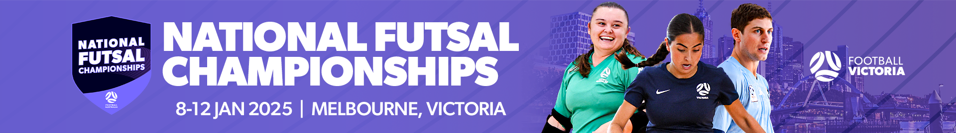 2025 National Futsal Championships thin banner