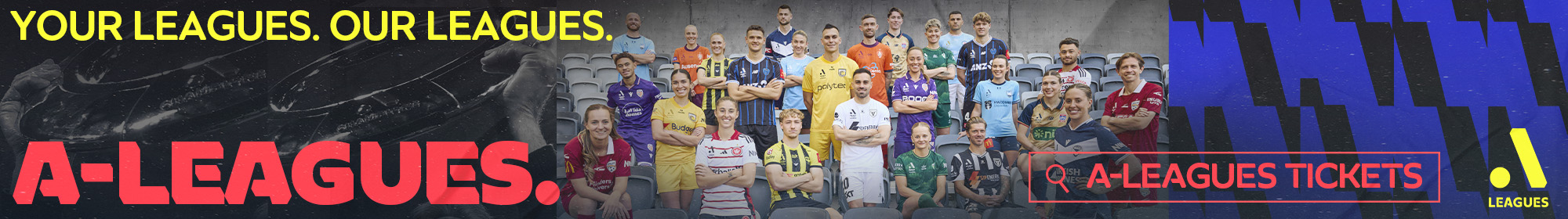 A-Leagues Ticket banner