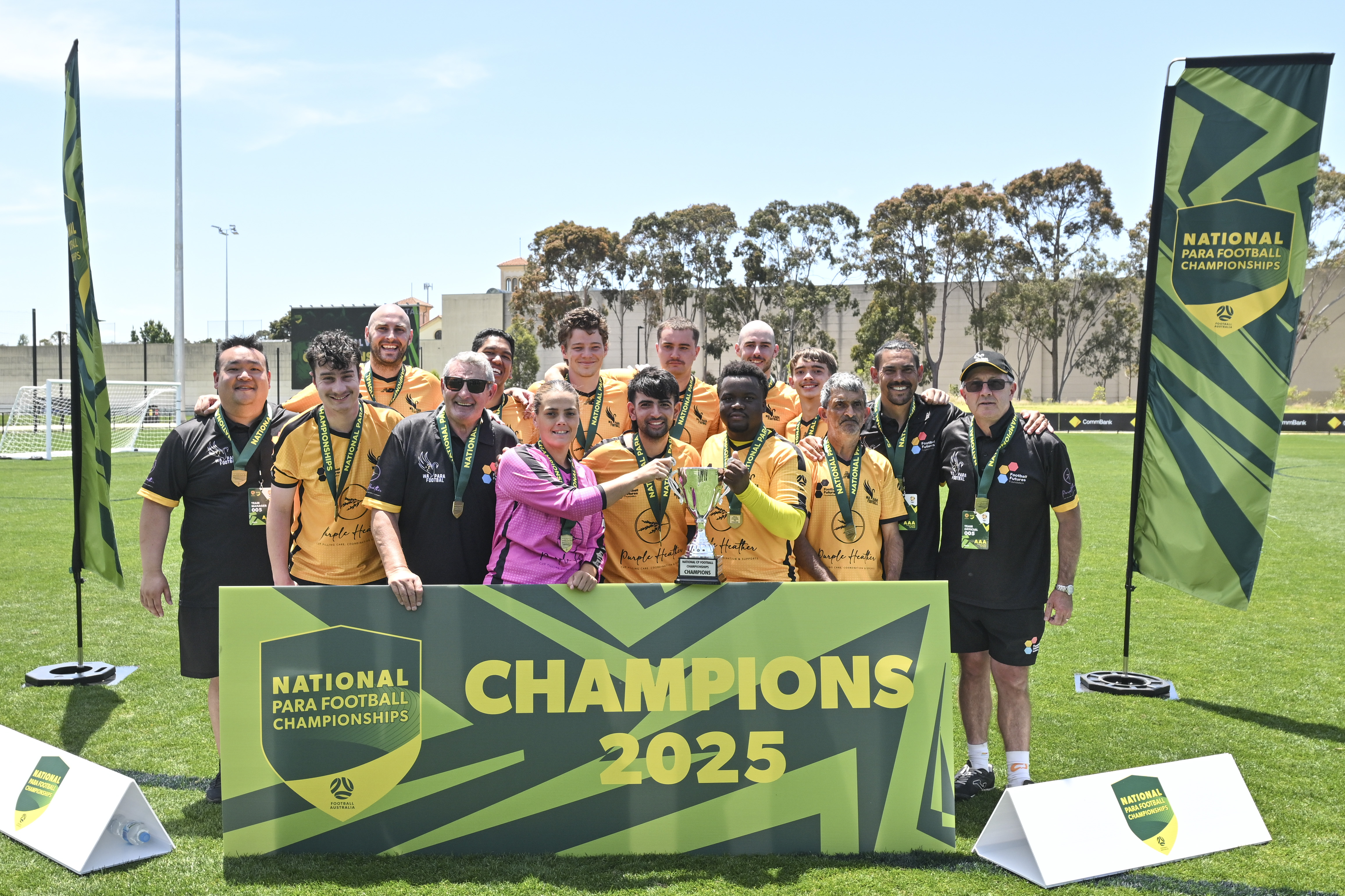 The Winners of the National Para Football Championships 2025, Football West