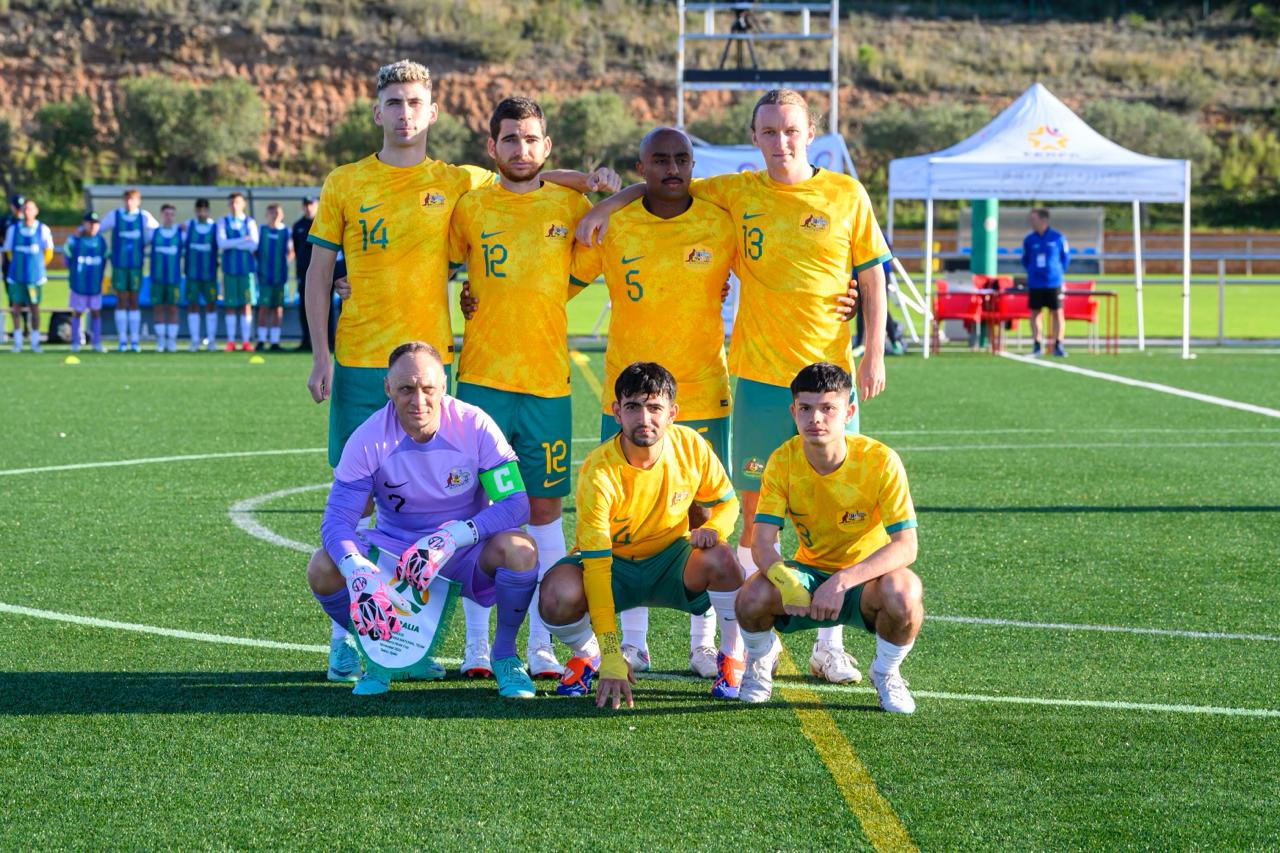 The Starting XII for the CommBank Pararoos v USA