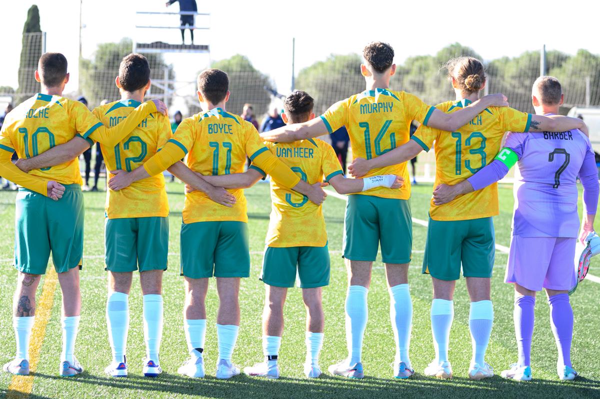 The CommBank Pararoos starting XII against Thailand
