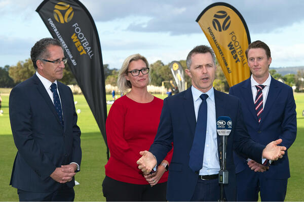 Shadow Minister for Trade and Investment Jason Clare announces Labor’s $20 million election commitment