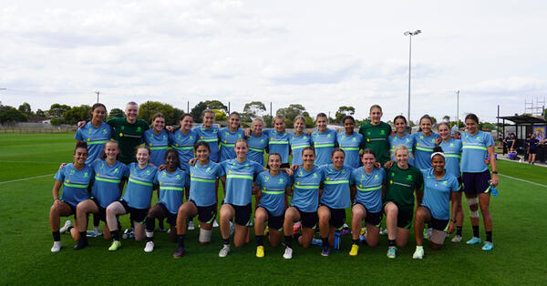 GALLEY: The CommBank Young Matildas open training session in Werribee