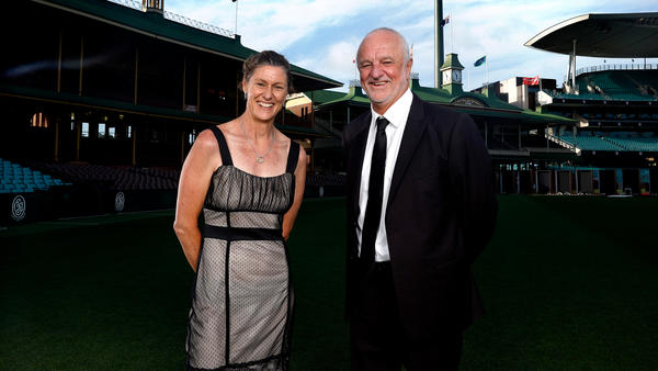 Cheryl Salisbury and Graham Arnold