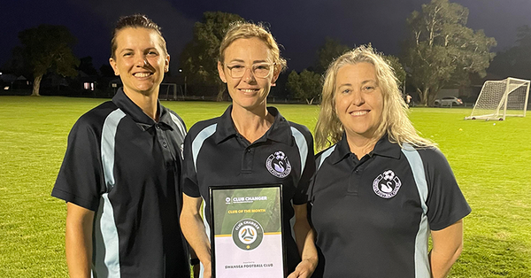 Swansea Football Club named Club Changer, Club of the Month