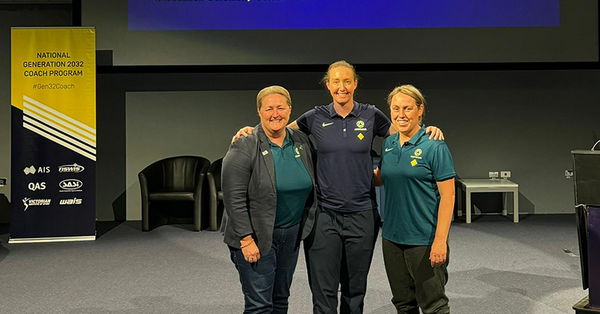 Leah Blayney and Kat Smith graduate from the AIS National Gen32 Program