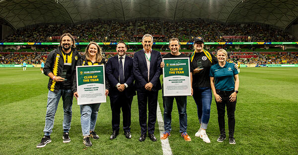 Sunbury United Football Club and Millthorpe Junior Soccer Club named the Metropolitan and Regional Club Changers of the Year