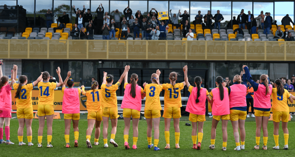 Capital Football celebrate after making the CommBank Emerging Matildas semi-finals | Mark Avellino