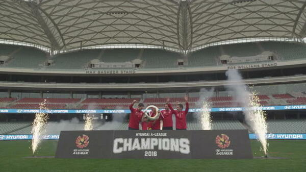 Yoshi's Adelaide title celebration