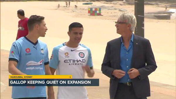 Gallop mum on A-League expansion