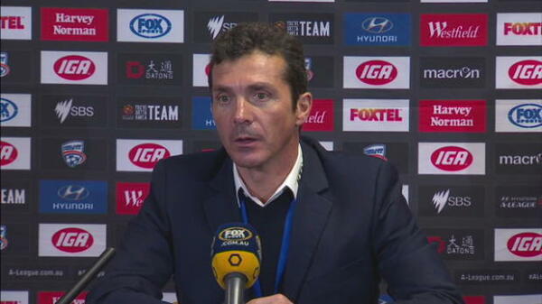 Adelaide United Rd 25 press conference