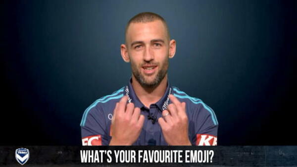 Victory players talk emojis