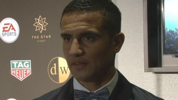 Cahill gives his GF tip