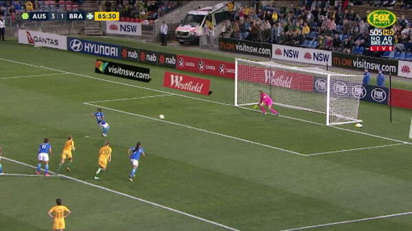 Marta pulls one back from the spot