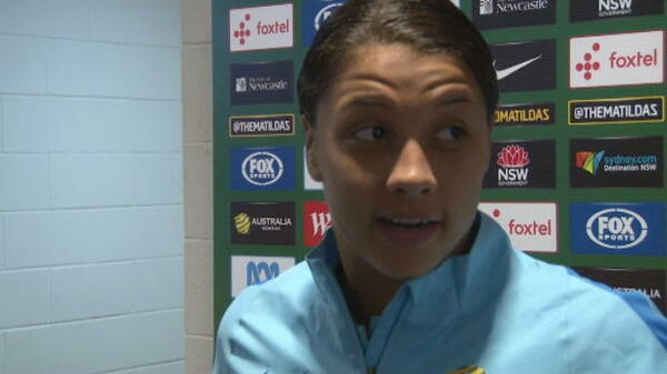 Kerr loving Westfield Matildas support