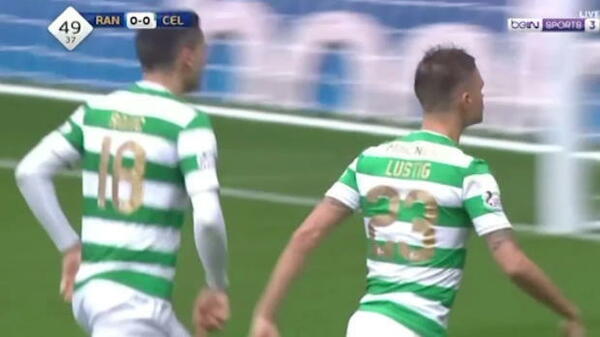 Rogic scores in Old Firm derby