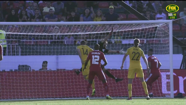 Apostolos Giannou puts it beyond doubt for the Socceroos