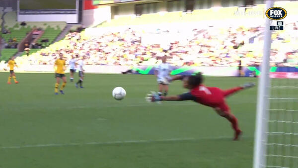 A superb save denies Australia