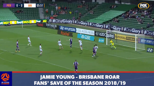 Jamie Young - Fans' save of the season 2018/19