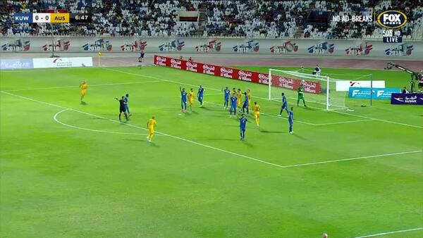 Socceroos strike gold from a corner