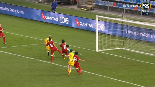 OWN GOAL: Tran - Australia running away with it