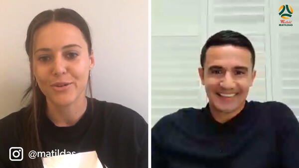 Hayley Raso x Tim Cahill - Instagram Live