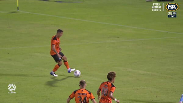 CHANCE: McDonald - Brisbane's veteran almost with the last say