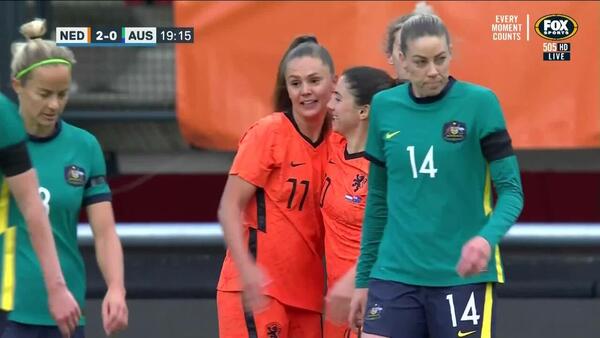GOAL: Martens - The Netherlands go two to the good