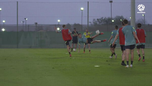Maty Ryan superbly saves Ajdin Hrustic's acrobatic effort