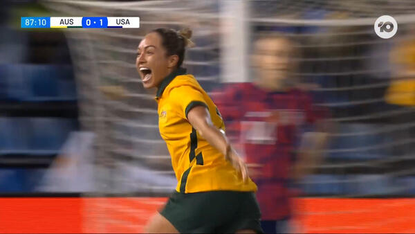 GOAL: Simon - Matildas draw things level at the brink
