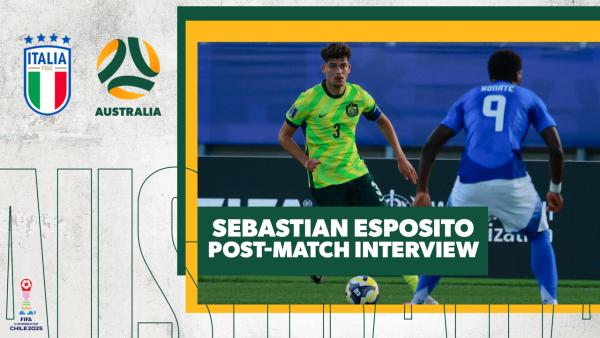 Seb Esposito Post-Match Interview | Italy U20 v Australia U20 | FIFA U-20 World Cup Chile 2025™