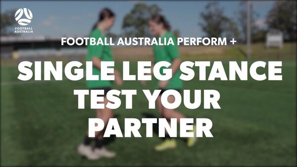 SINGLE LEG STANCE - TEST YOUR PARTNER (Level 3 Performance)