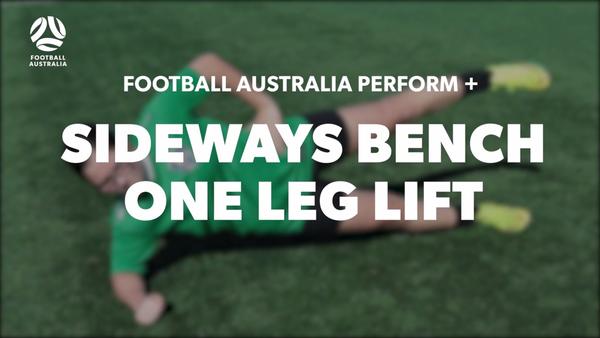 SIDEWAYS BENCH - ONE LEG LIFT (Level 3 Performance)