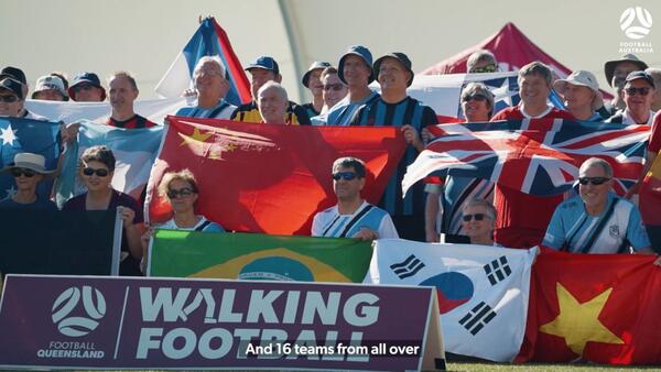 Football Queensland host Walking Football tournament
