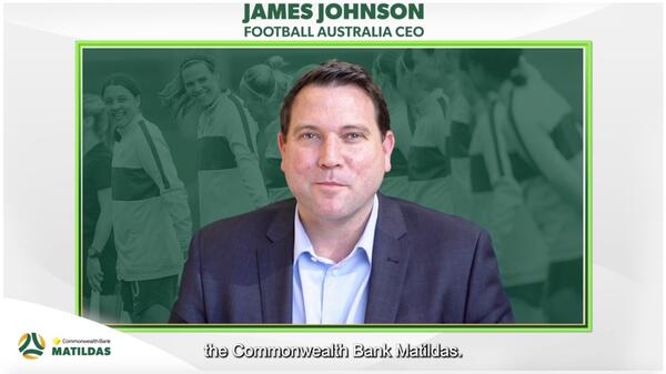Football Australia CEO James Johnson welcomes Commonwealth Bank to the Australian Football Family