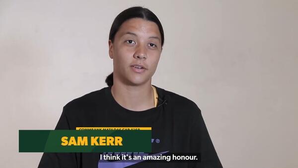Sam Kerr awarded Order of Australia Medal for services to football