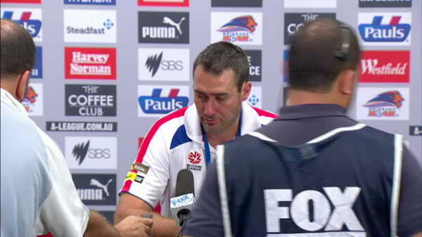 Newcastle Jets press conference