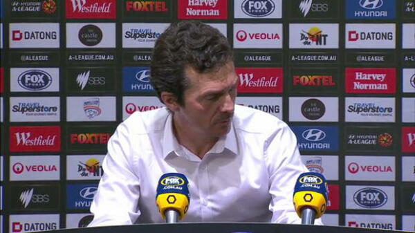 Adelaide United press conference Rd 1