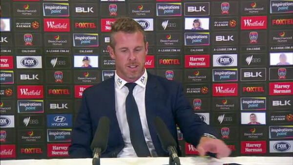 Newcastle Jets Rd20 press conference
