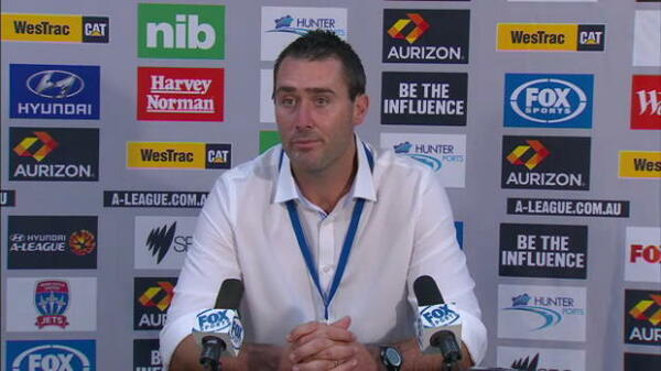 Newcastle Jets press conference