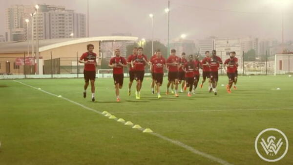 Wanderers working hard in Dubai