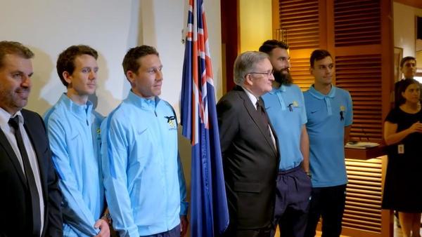 Socceroos at the Australian Embassy in Bangkok Function