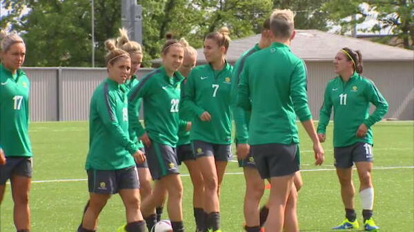 Matildas training vision in Winnipeg