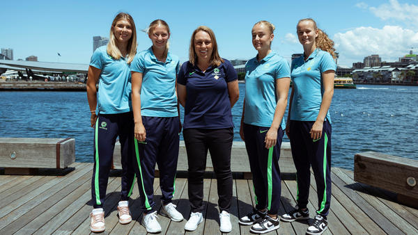 Go behind the scenes at yesterday's CommBank Young Matildas squad announcement for the #U20WAC