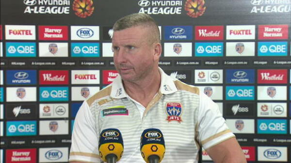 Newcastle Jets Rd18 press conference