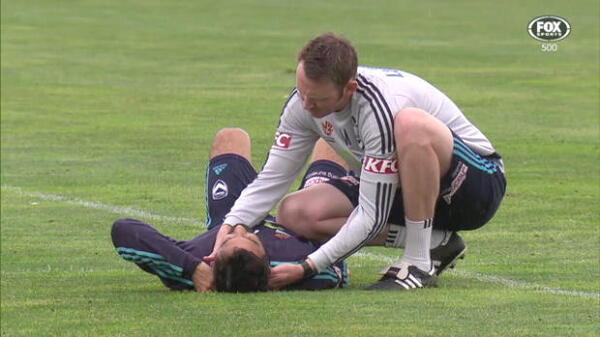 Injury scare for Victory star